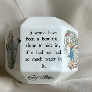 Wedgwood Peter Rabbit White Ceramic Art